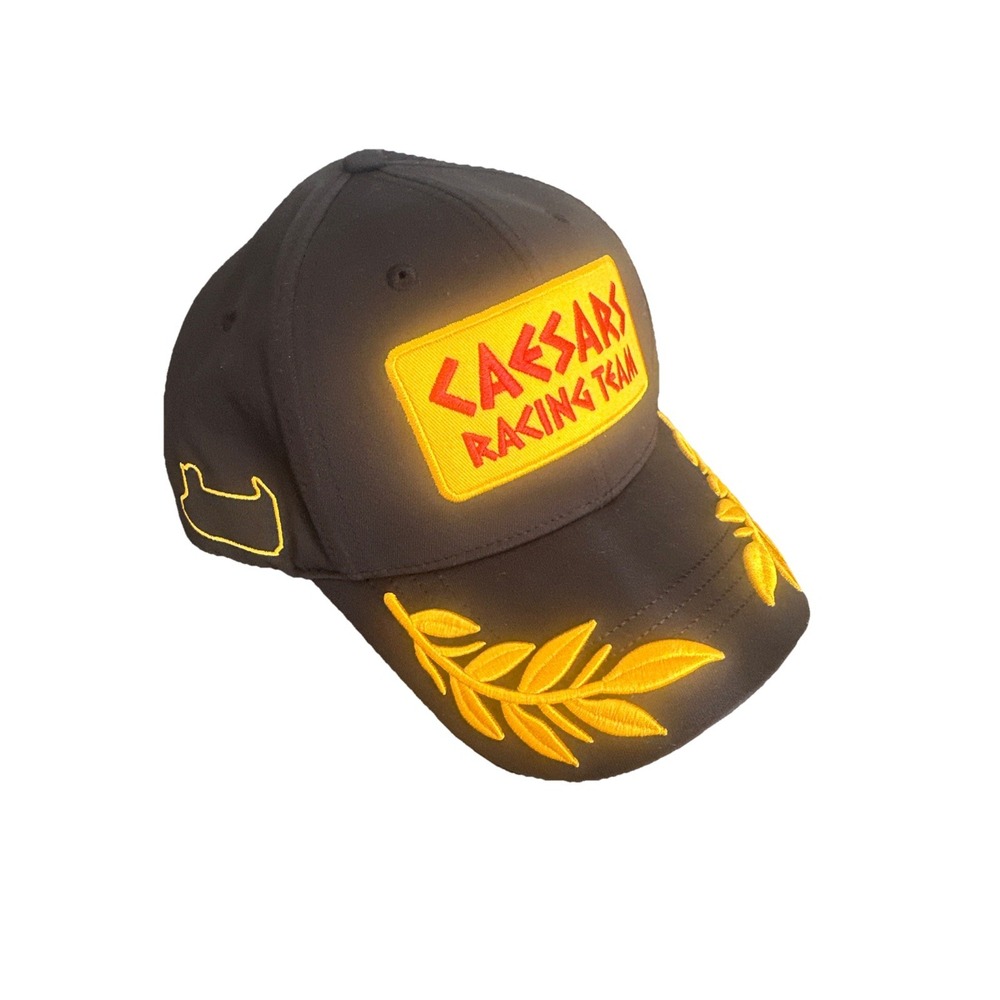 Caesars Palace Racing Team F1 Snapback Hat Las Vegas Retro Throwback Cap Formula